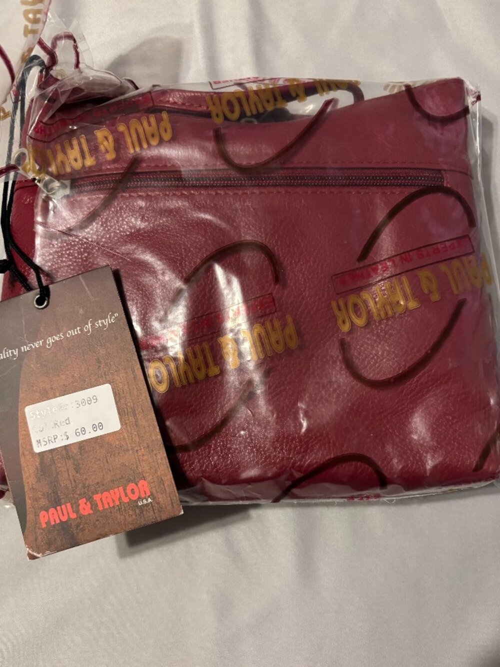 NWT Paul & Taylor Leather Crossbody